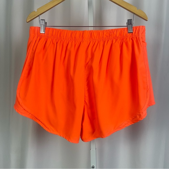 Buc-ees 2X XXL Vibrant Neon Orange Women's Athletic Shorts Running Active - Picture 2 of 6